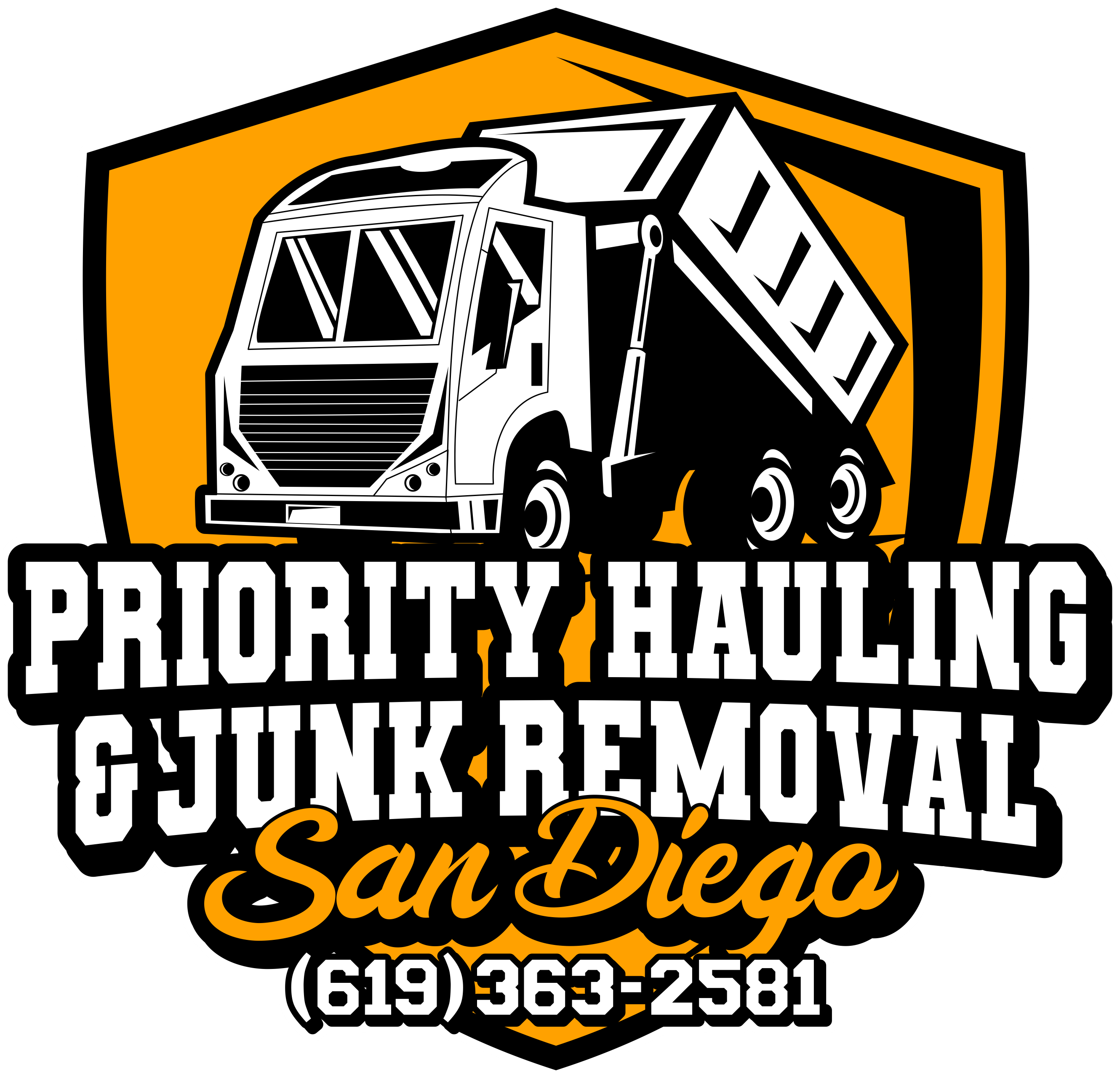 Priority Hauling & Junk Removal San Diego BLACK SAN DIEGO